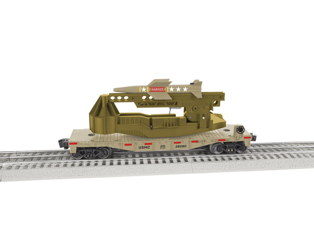 Lionel 2228280 O Marines Rocket Launcher Car