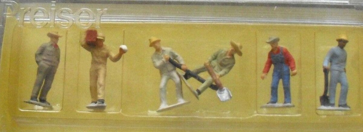Preiser 9205 N Farmers Workers (Set of 6)