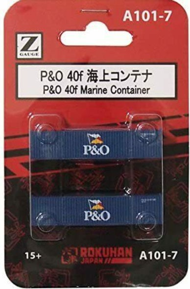 Rokuhan A101-7 Z P&O 40f Marine Container