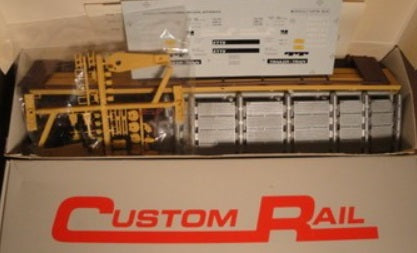 Custom Rail 4406 HO 89' 4" Bi-Level Auto Rack Conrail Kit