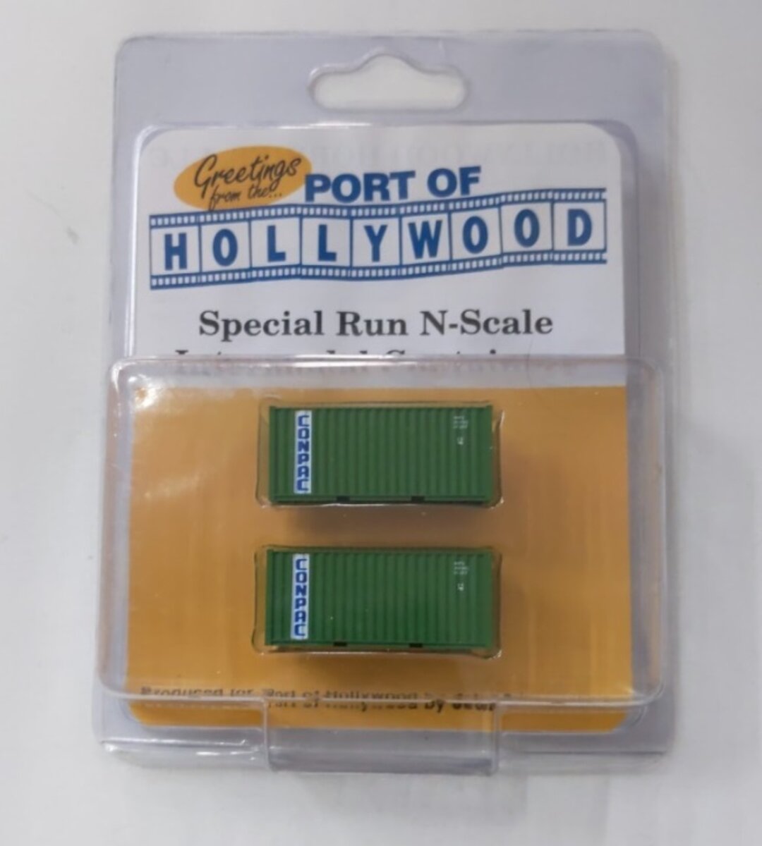 Deluxe Innovations N Scale Green Conpac Special Run Intermodel Containers