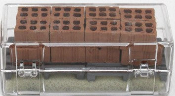 Layout Miniatures O 16 Red Builders Blocks W/2 Pallets