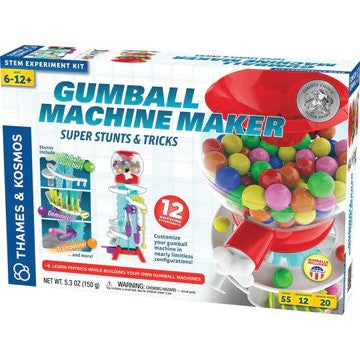 Thames & Kosmos 550101 Gumball Machine Maker Stunts & Tricks STEM Experiment Kit
