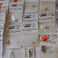 Cary Loco Works Lot of 16 HO Brass Assorted Parts Lamp, Headlight, Bell, Pipe