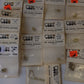 Cary Loco Works Lot of 16 HO Brass Assorted Parts Lamp, Headlight, Bell, Pipe