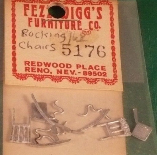 Fezziwigg's Furniture Co. 5176 HO Bentwood Rocking Chair Kit