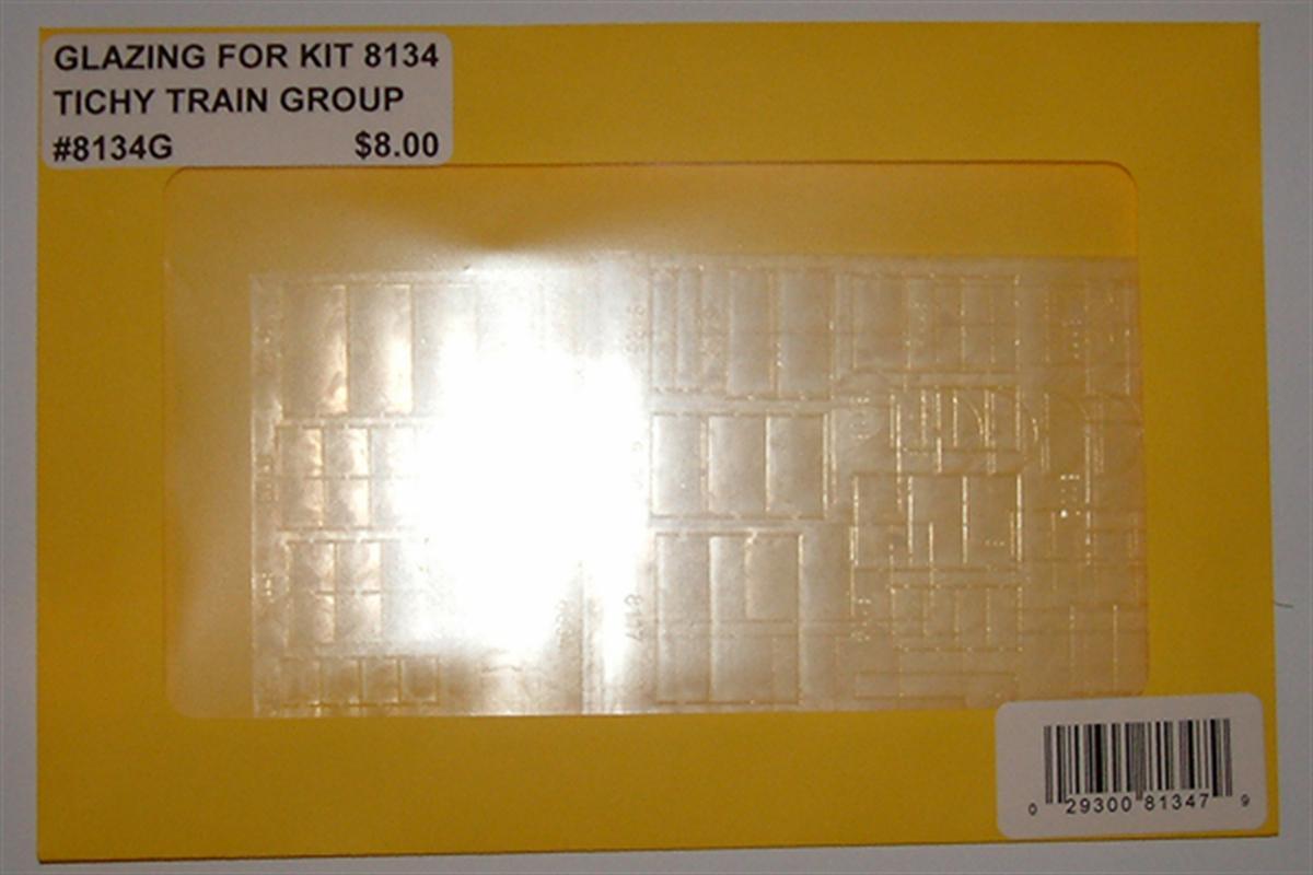 Tichy 8134G HO Scale Window Glazing Set For Kit #8134