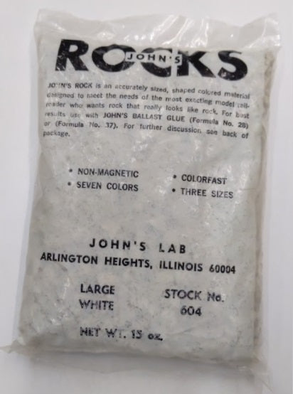 John's Lab 604 Rocks Large White 15 Oz. Bag