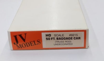 JV Models 9215 HO Undecorated 50' Baggage Car Kit