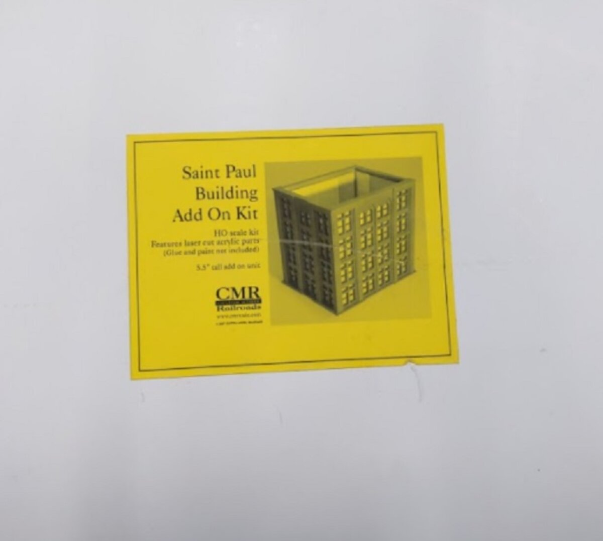 Custom Model Railroads HO Saint Paul Building Add On Kit