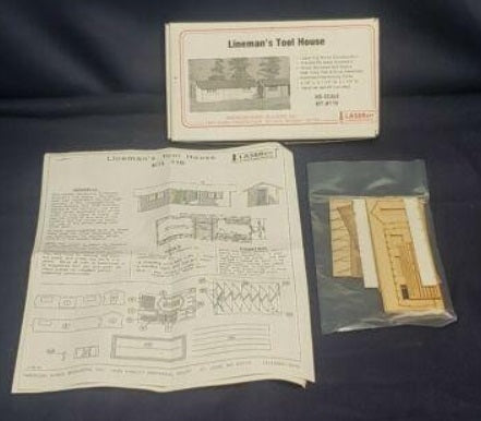 American Model Builders 116 HO Lineman's Tool House Kit