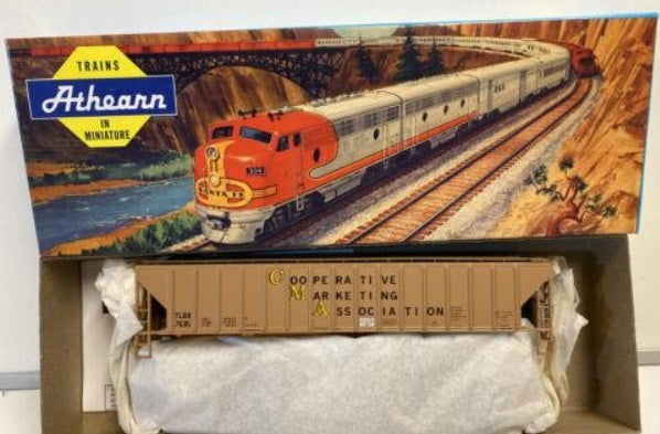 Athearn 5304 HO 54 Ft. Cov Hopper Cooperative Marketing Association
