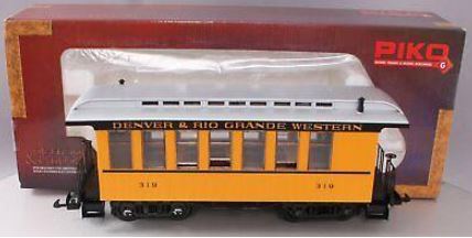 Piko 38610 G Denver & Rio Grande Western Wood Coach Yellow #319