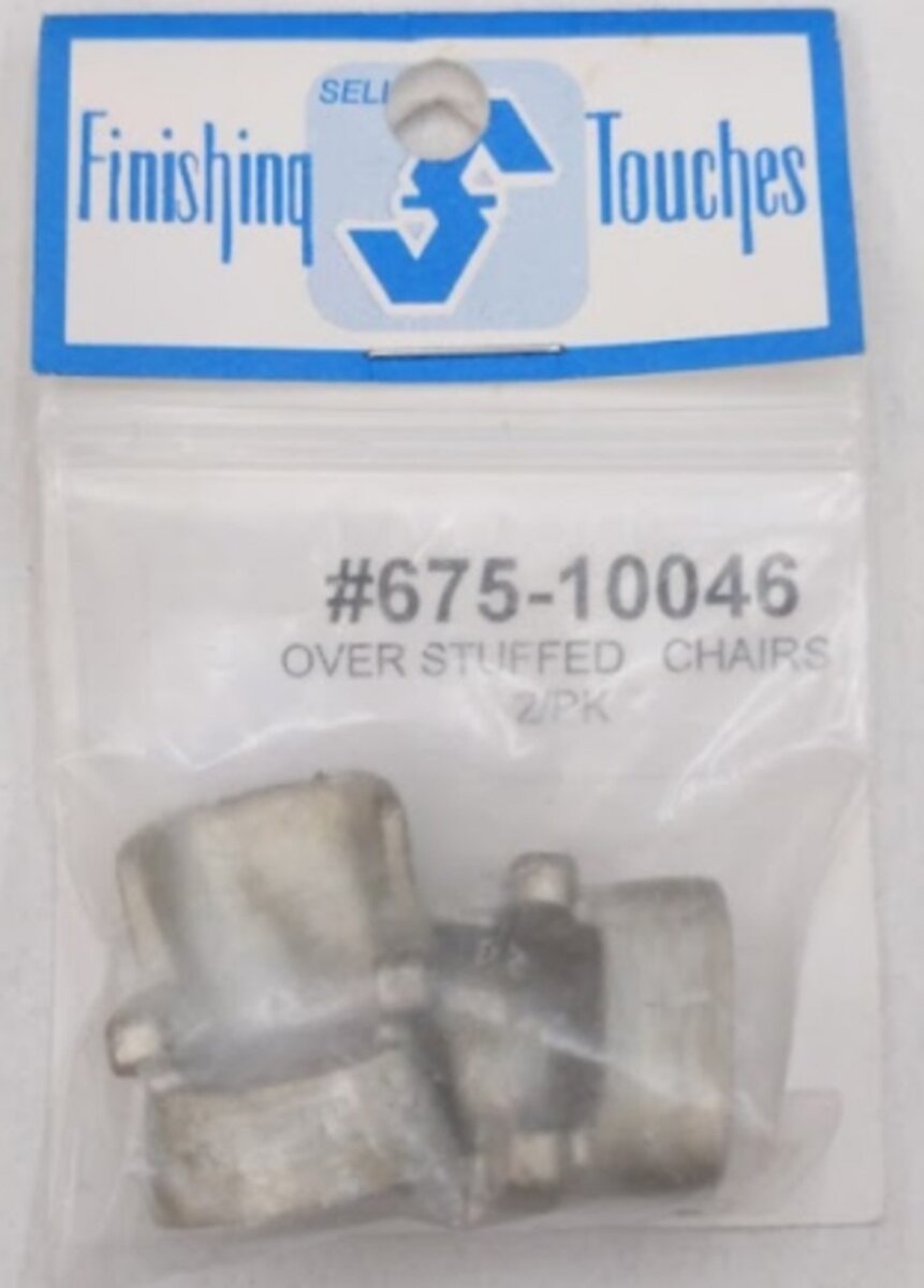Finishing Touches 675-10046 HO Over Stuffed Chairs (Pack of 2)