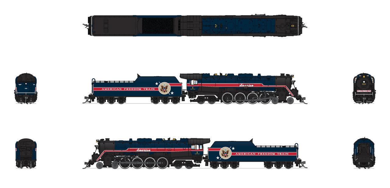 Broadway Limited 7407 N Reading T1 4-8-4 Steam Loco - Sound/DC/DCC and Smoke #1