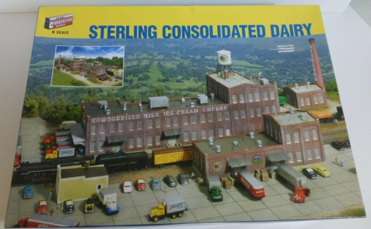 Walthers 933-3298 N Scale CornerStone Series Sterling Consolidated Dairy Kit