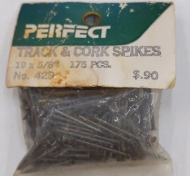 Perfect Parts 429 HO Track & Cork Spikes 19x5/8" (Pack of 175)
