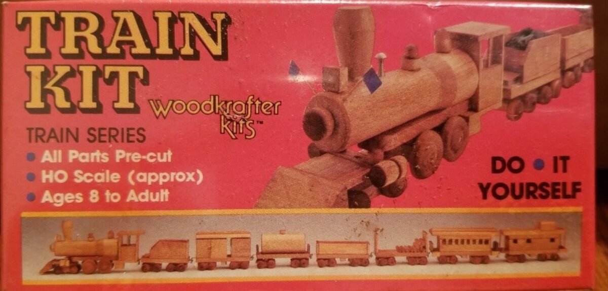 Wood Krafters 156 HO Scale Passenger Car Wooden Kit