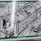 Green Max 19 N Scale Structure Building Kit- Engine Shed