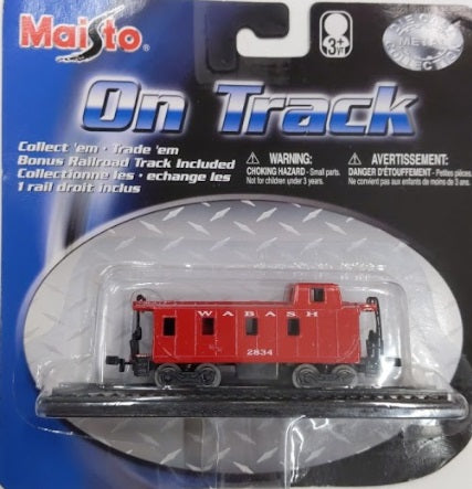 Maisto 15131 N Wabash 2834 Caboose Bonus Raildroad Track