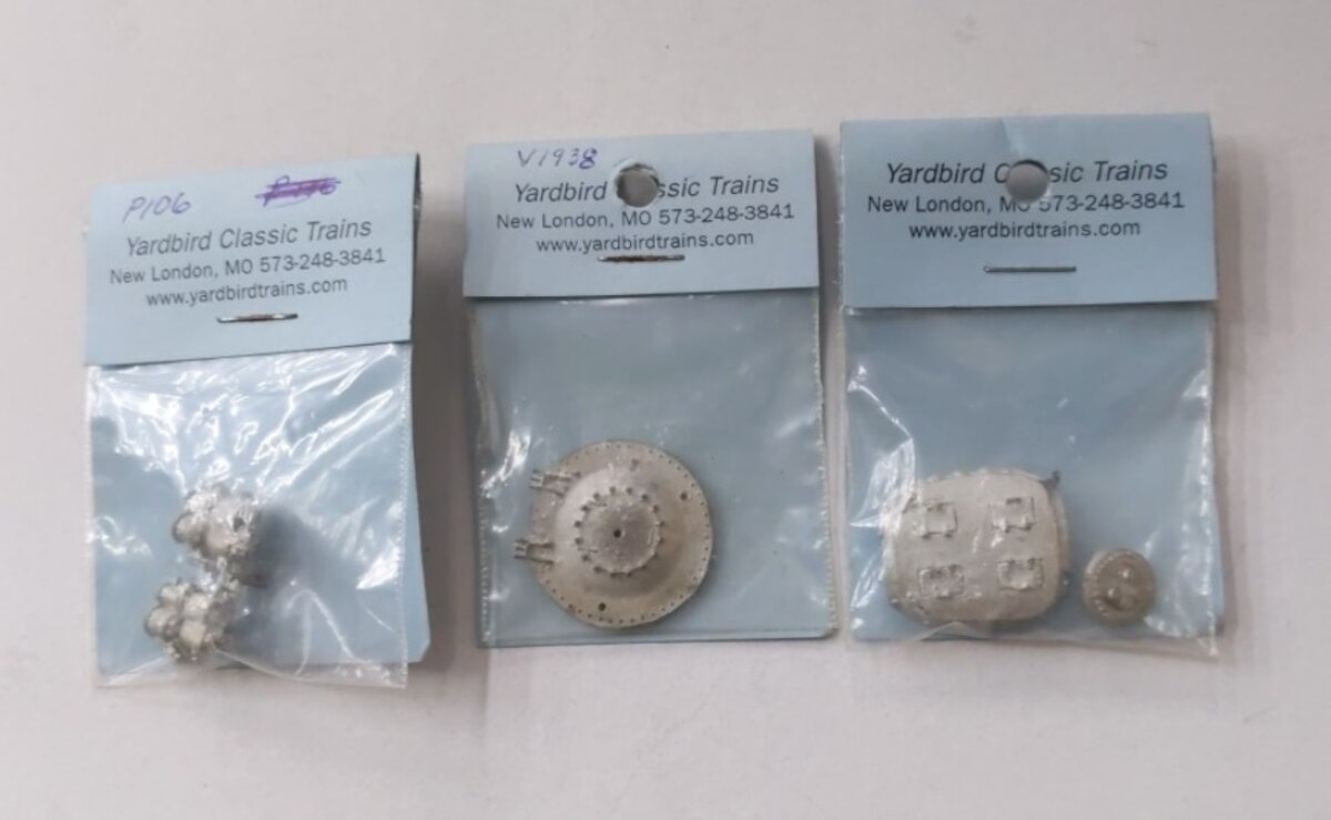 Yardbird Train Classics L-1 Lot of 3 HO Assorted Detail Parts