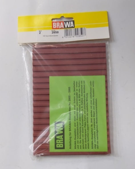 Brawa 2850 HO Sheet Piling Corrugated Panel (Pack of 2)