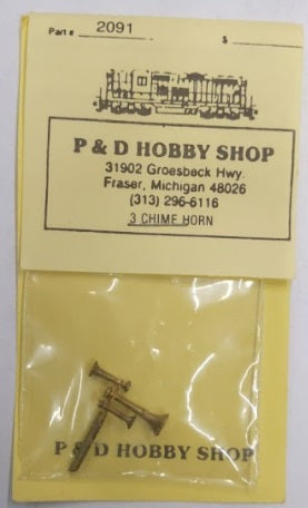 P&D Hobby Shop 2091 HO 3 Chime Horn
