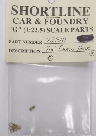 Shortline Foundry 72310 G 11/16