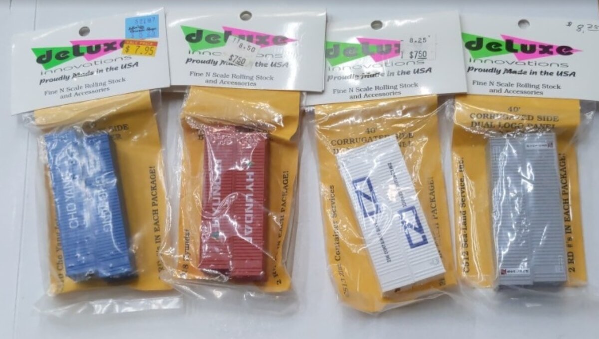 Deluxe Innovations L-1 Lot of 4 N Scale Assorted 40
