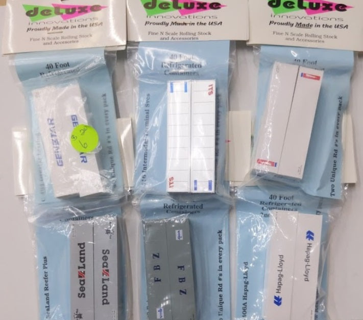 Deluxe Innovations L-10 Lot of 6 N Scale Assorted 40