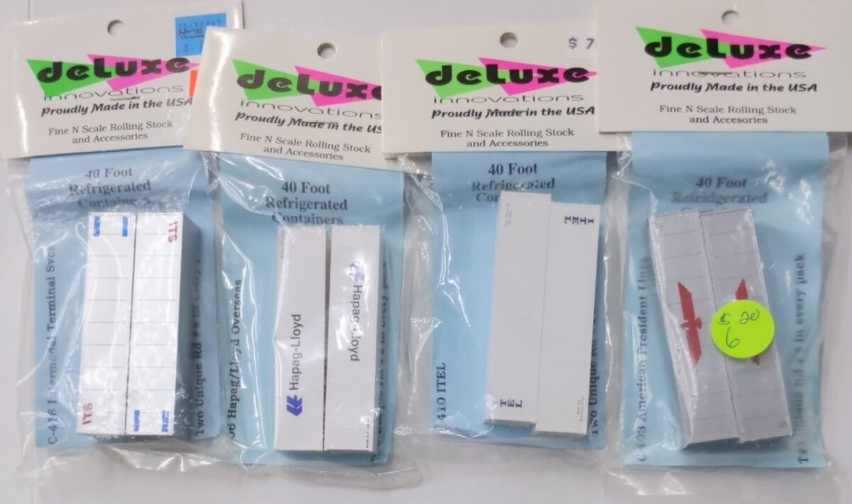 Deluxe Innovations L-11 Lot of 4 N Scale 40