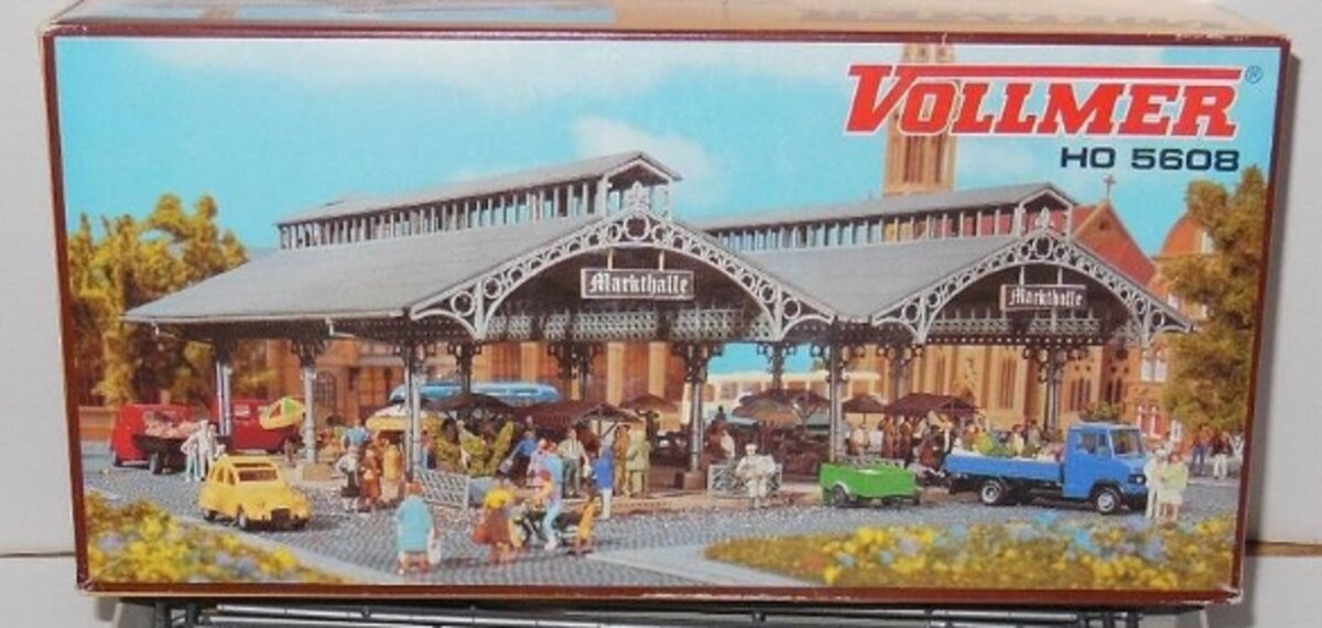 Vollmer 5608 HO Open Air Market Hall Kit