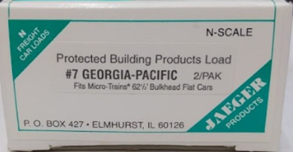 Jaeger Products 7GP N Scale Protected Building Products Load GP (Pack of 2)