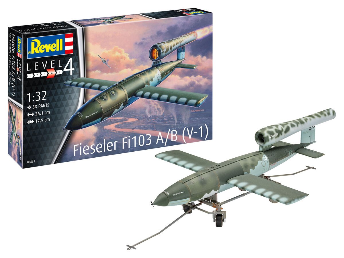 Revell of Germany 03861 1:32 Fieseler Fi103 A/B V-1 Aircraft Plastic Model Kit