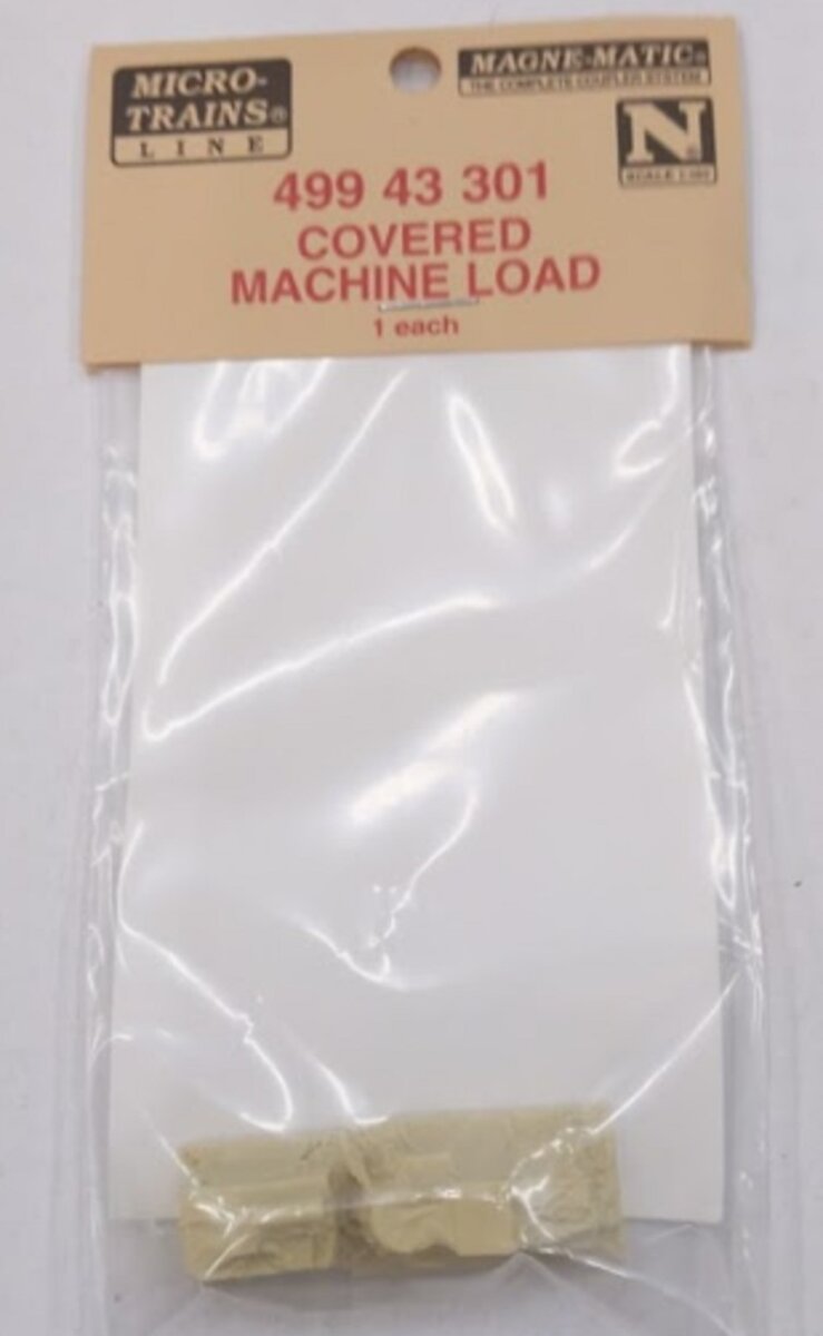Micro-Trains 49943301 N Scale Covered Machine Load