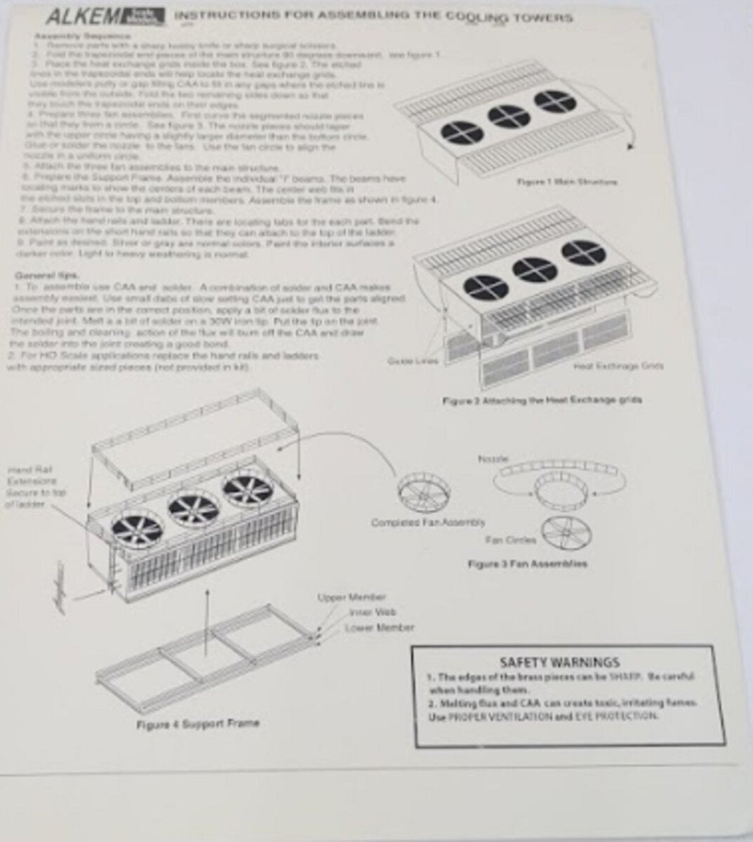 Alkem Scale Models N-CT N Scale Cooling Tower Kit