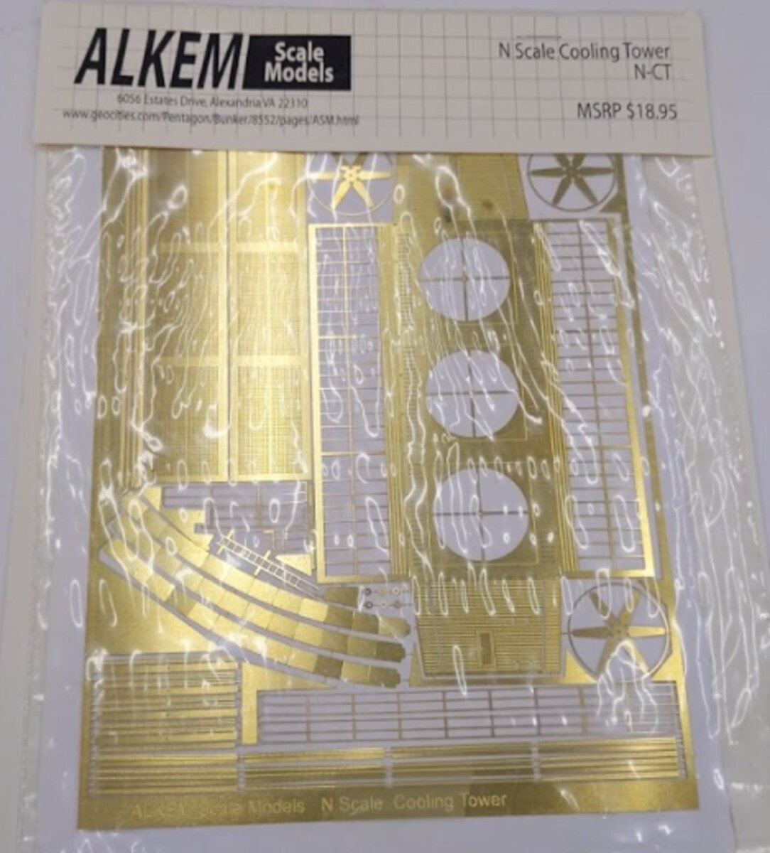 Alkem Scale Models N-CT N Scale Cooling Tower Kit