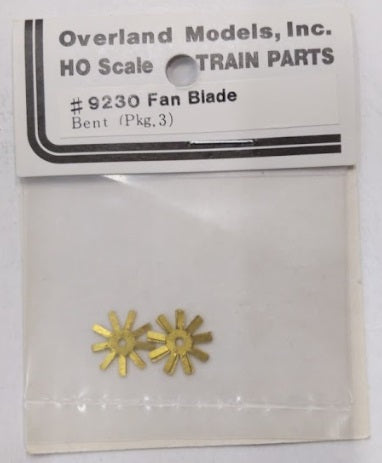 Overland 9230 HO Fan Blade Bent (Pack of 3)