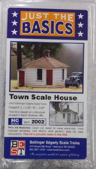 BEST 2002 HO Town Scale House Just The Basics Kit
