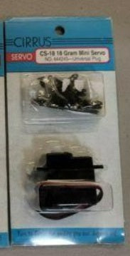 Cirrus CS-18 18 Gram Mini Servo Universal Plug