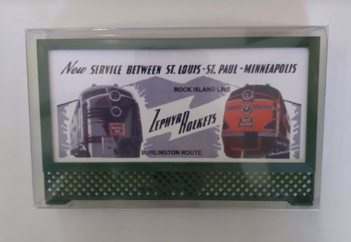 Town & Country Hobbies O Rock Island Line 12-14v Lighted Blinking Billboard