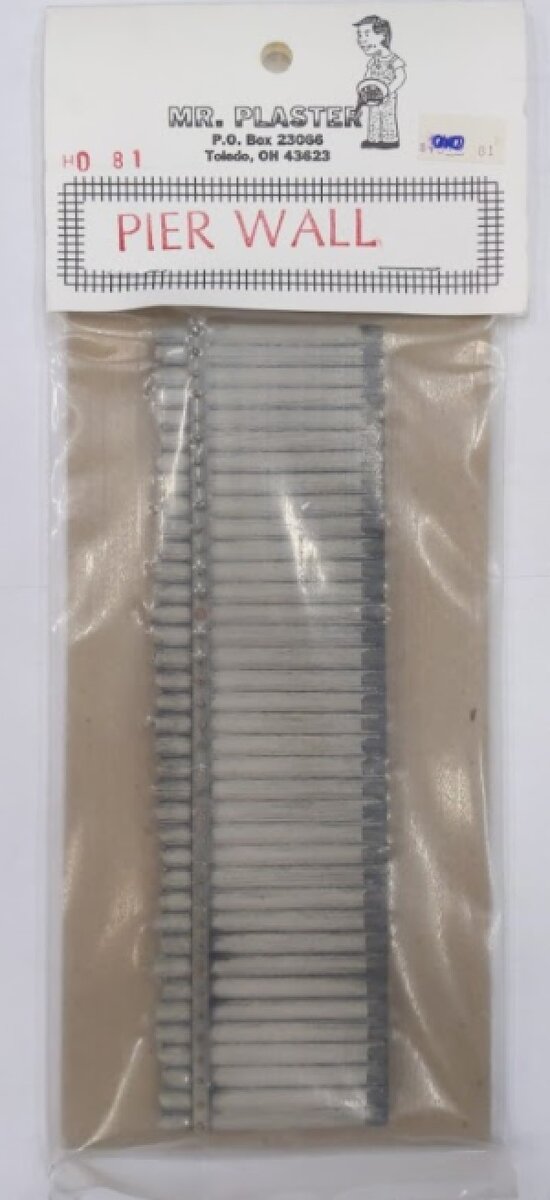 Mr. Plaster HO 81 HO Scale Pier Wall