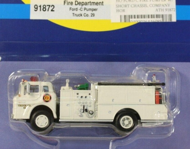 Athearn 91872 HO Fire Department Ford C Pumper Truck Co. 29