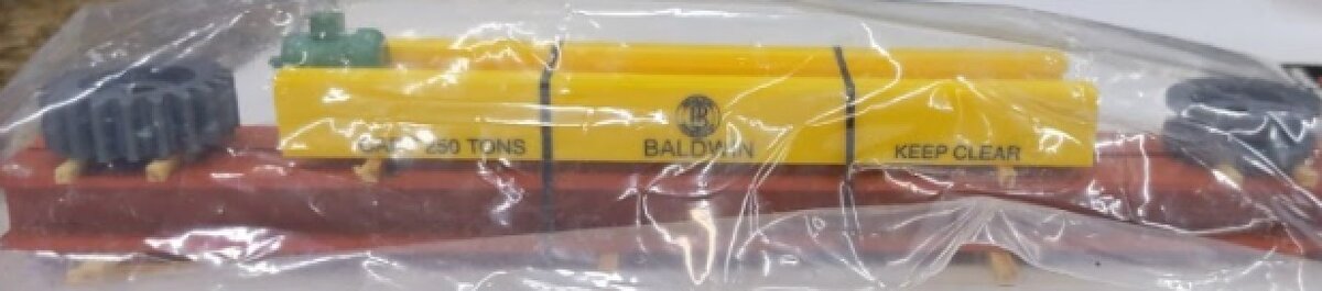 Heico Modell 871836 HO Baldwin Crane and Parts Load