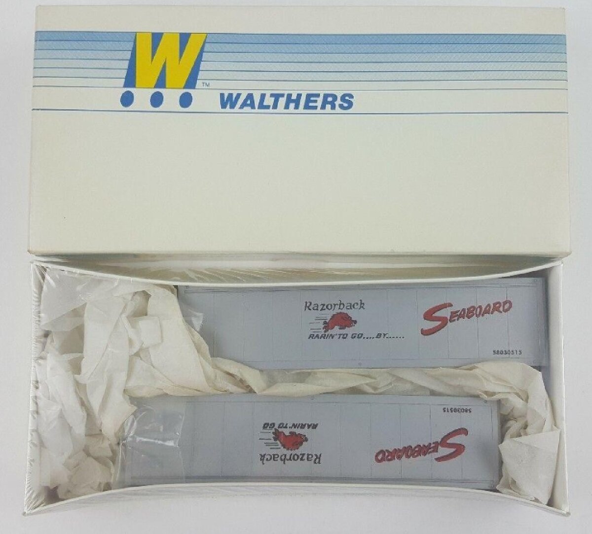 Walthers 933-1453 HO 40' Seaboard Razorback Semi Trailer Kit