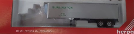 Herpa CBQZ50899 HO Burlington 40' Nose Mount Reefer Trailer #4
