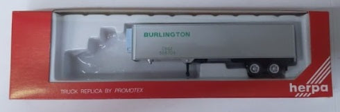 Herpa CBQZ508700 HO Burlington 40' Nose Mount Reefer Trailer #1