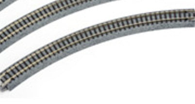Kato 20-110 N 11" Radius 45° Curved UniTrack Single Piece