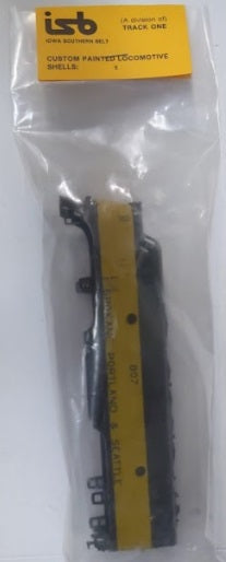 Iowa Southern Belt HO #807 Spokane Portland & Seattle Painted Locomotive Shell