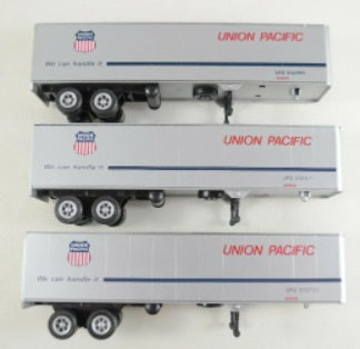 Con-Cor 0004-008107 HO Scale RTR 40' Piggyback Box Trailer-Union Pacific
